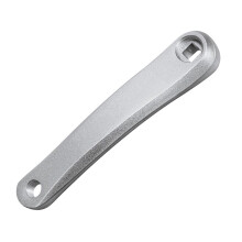 170mm Crank Arm Mountain Bike Left Side Crank Square Hole Crankset Handle Part Replacement Silver