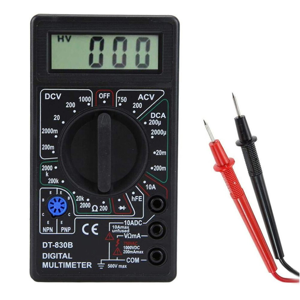 Dt-830B Digital Multimeter Lcd Auto-Range 1 Unit 9448990239634