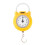 10Kg Portable Mechanical Dial Scale Hanging/Kitchen Scale Hanging Hook Multi-Purpose Scale for with Tape Meas Yellow 1