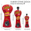 Golf Wood Head Cover Red 1 Piece 2