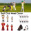 Golf Wood Head Cover Red 1 Piece 8
