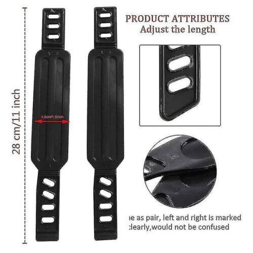 Exercise bike pedal straps universal fit 2 pcs 1