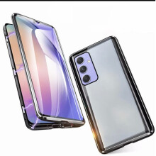 Compatível com Samsung Galaxy A55 5G - Capa Magnética Dupla Face Azul Marinho