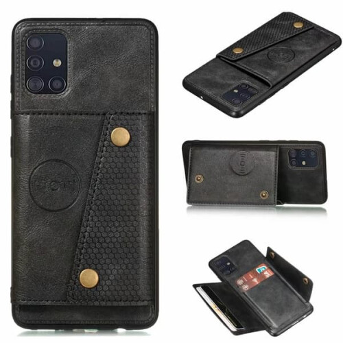 Samsung Galaxy A51 case with card slots grey 2