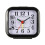 Alarm Clock Silent Operation Luminous Hands Black 2