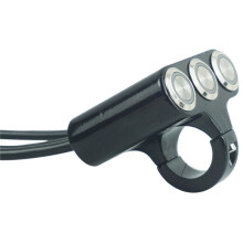 22mm Motorcycle Switches Handlebar Mount Fog Light Horn Power Start Kill Button with Indicator Universal