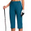 Women's elastic bermuda shorts blue 3XL 5