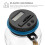Abschließbare Spardose in Eimerform, 20,5 x 11 x 11 cm 6