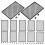 Parkovací panel pro RC auta pro Drift Garage DIY Mesh Road Panel 6