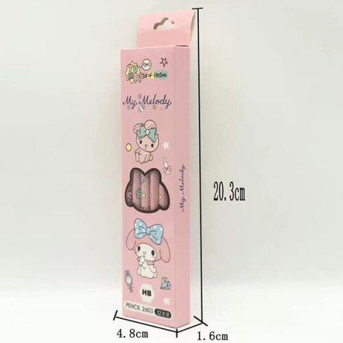 My Melody Kuromi cartoon pencil set 2