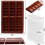 Silicone Chocolate Mold Set with Slabs, Scraper, and Bag 2