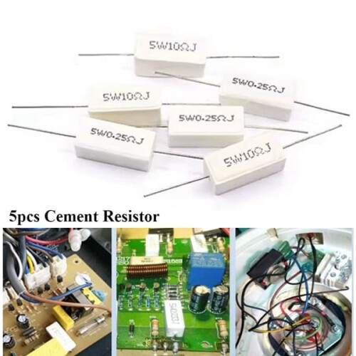Cement Resistor 5W 0.22 Ohm 5 pcs 2