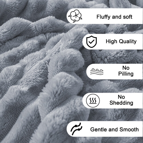 Couverture Raschel Double Couche Polaire Chaude 1