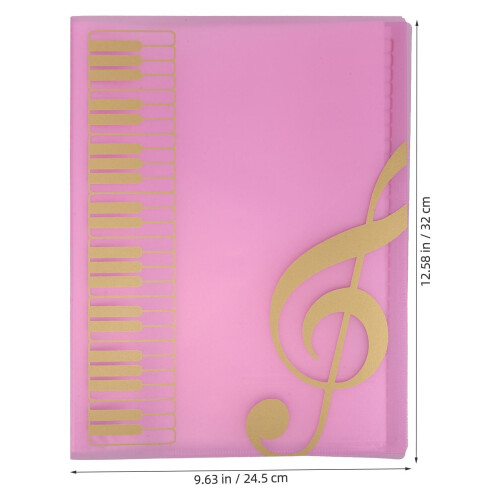 A4 Music Binder with 80 Pages for Sheet Music Storage 1