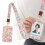 Porte-badge vertical en cuir PU avec cordon 2