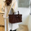 Damen-Wildledertasche, lässig, Retro, Braun 3