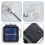 LED solcellelamper varm hvid 2-pak 5