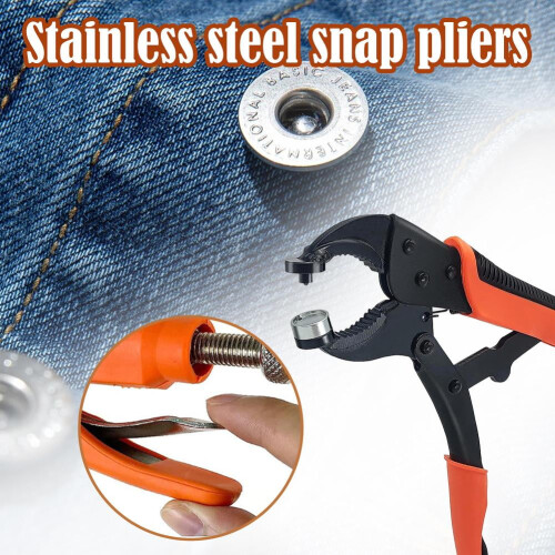 Snap Fastener Tool Kit Heavy Duty20Sets 1