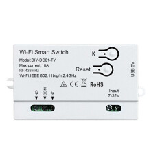Tuya WiFi   DIY Timer 1CH 7-32V USB 5V 2.4G WiFi Smartlife Home Automation Module for Alexa  Home IFTT