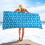 Microfiber Beach Towel Absorbent Quick-Dry 59x30 Inch 5