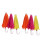 Guarda-chuvas para bonecas, cores sortidas, 6 peças, 23 x 9 polegadas 1
