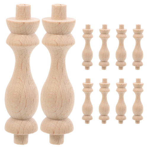 Roman Pillars Craft Spindles Khaki 10 Pcs