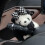 Panda plysj sløyfe-kryssbryterpynt 1 stk. 1