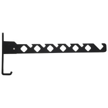 Étendoir à linge noir 34 x 13 x 2,7 cm