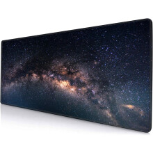 Alfombrilla de ratón Galaxy Gaming de 31,5 x 11,8 pulgadas, cosida y antideslizante.