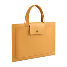 Leren laptoptas voor 16-inch en 14-inch laptops