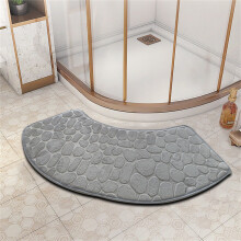 FAMTKT badrumsmatta superabsorberande rundad design 1-pack