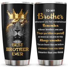 Gobelet cadeau pour frère, tasse à café humoristique de 590 ml (20 oz).