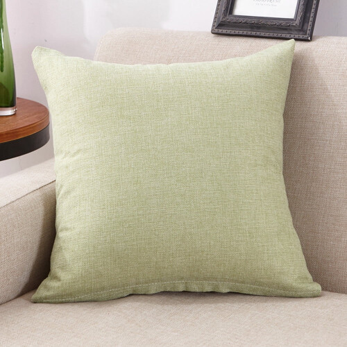 Housse de coussin décorative gris brume 40 x 40 cm