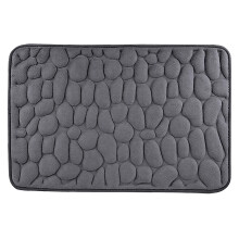 Ensemble de tapis de bain en coton antidérapant et absorbant, 3 pièces