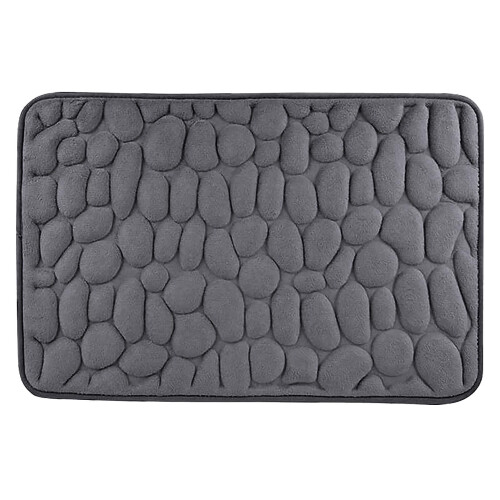 Ensemble de tapis de bain en coton antidérapant et absorbant, 3 pièces