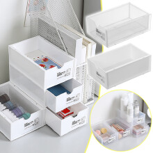 Bureau-organizer met lade, transparant polycarbonaat, 7,48 4,53 2,56 inch.