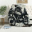 Crossmotor plaid/deken van flanel, 60x80 inch 1