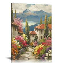Toszkána városfal vászonkép 40x50 cm