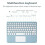 Capa redonda com teclado touchscreen para iPad de 10,2 polegadas (9ª geração) 6