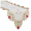 Spitzentischbanner, rot, weiß, rosa, Einheitsgröße 1