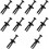 10x UDVIDELSESPIN BMW E30 E36 E46 E39 E60 1