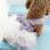 Vestido para cachorro com saia balonê, listras e renda estilo princesa 3