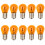BLINKLYSPÆRE PY21W 12V ORANGE BLINKLYS GODKENDELSE 1