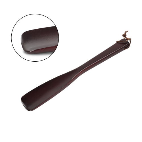 Adharc bróg adhmaid dath caife 25cm
