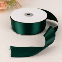 Hunter Green Satin Ribbon 1.5 inch x 50 yards