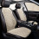 Coussin de siège auto avec support dorsal beige 1