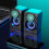 Subwoofer mini USB cablato, colore nero 1