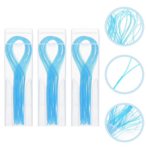 Passafilo interdentale in nylon, accessorio per apparecchi ortodontici, 150 pezzi
