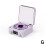 Waves vinyl record player with Bluetooth and ambient lights 7