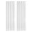 Cortinas Blackout Brancas 98x39 polegadas, 2 Painéis, Térmicas, com Ilhós 1
